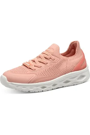 QS by s.Oliver Mädchen Sneaker flach mit Chunky-Sohle Sportlich, Rosa , 32 EU