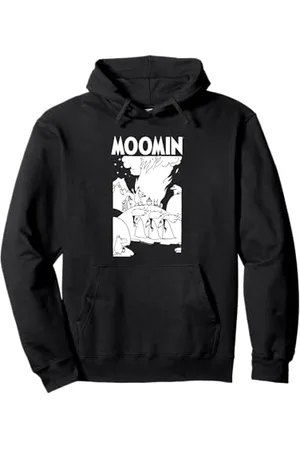 Moomin Land Midwinter Bonfire Szene Pullover Hoodie