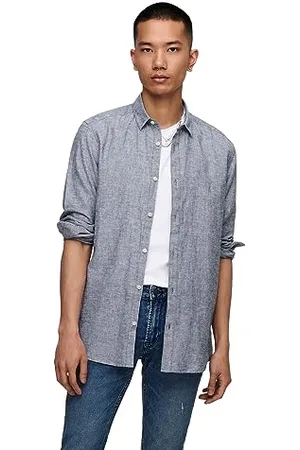 Only & Sons Herren Freizeit Hemd ONSCAIDEN - Slim Fit XS S M L XL XXL Grün, Größe:M, Farbe: 22012321