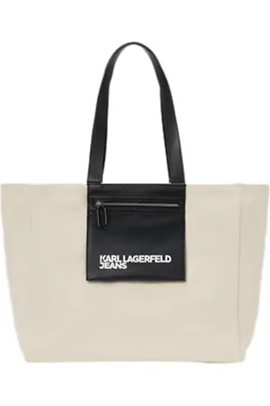 Karl Lagerfeld Pocket Shopper, Women, Beige, Shopper
