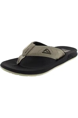 Reef Herren Phantoms Zehentrenner, Beige (Black/TAN BTA), 39 EU