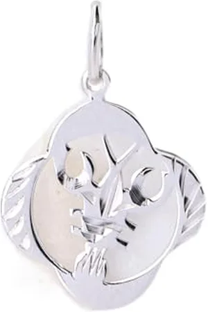 Silvego Silberanhänger Sternzeichen Krebs - Four-Leaf Clover B10281S07 SSL3767, Estándar, Nicht-Edelmetall, Kein Edelstein