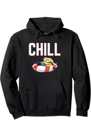 Minions Despicable Me Carl Inner Tub Just Chilling Pullover Hoodie