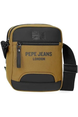 Pepe Jeans Bromley Umhängetasche gelb 17 x 22 x 7,5 cm Polyester by Joumma Bags, gelb, Talla única, Umhängetasche