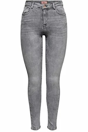 ONLY Damen Onlpower Mid Push Up Sk Azg937 Noos Jeans, , L EU