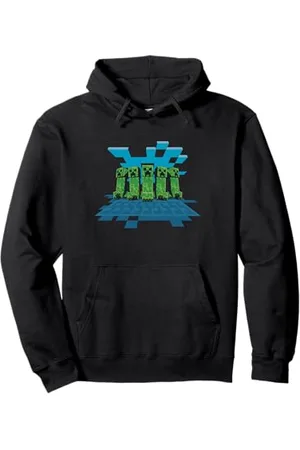 Minecraft Creeper Mob Aufstellung Pullover Hoodie
