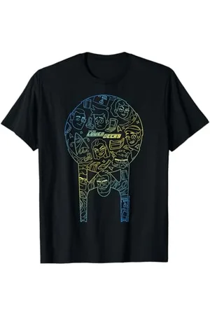 Star Trek : Lower Decks USS Cerritos Group Collage T-Shirt