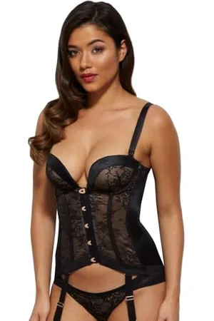 Gossard Damen Korsage Retrolution Basque, Korsage, , Gr. 80C (Herstellergröße: 36C)