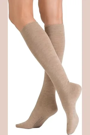 Hudson Damen Kniestrümpfe Relax Woolmix Clima druckfreier Bund 35-38