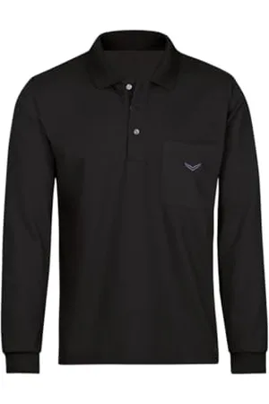 Trigema Damen Langarm Poloshirt aus Baumwolle