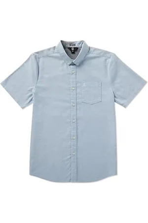 Volcom Herren Everett Oxford Short Sleeve Shirt Hemd mit Button-Down-Kragen, , XL