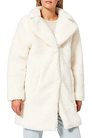 Urban classics Damen TB3058-Ladies Oversized Sherpa Coat Jacke, , L