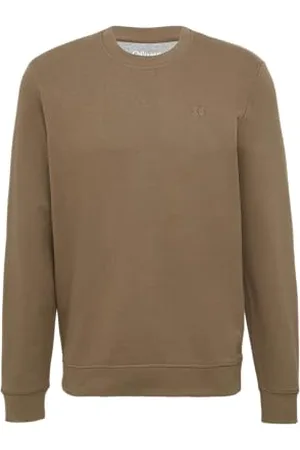 QS by s.Oliver Crew Neck-Sweatshirt aus Baumwollmix mit Logo-Stickerei XXL
