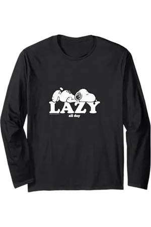 Peanuts Snoopy Lazy all day Langarmshirt