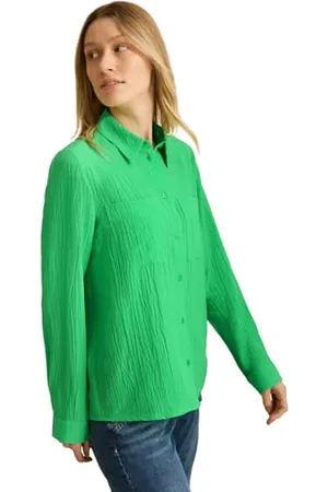 CECIL Damen B345576 Strukturbluse, , XS