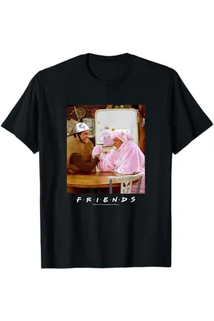 Friends Ross Und Chandler Arm Wrestling T-Shirt, Herren, Erwachsene, Unisex, Kurzarm, T-Shirt, , S