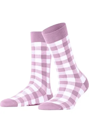 Burlington Damen Socken Vichy W So Baumwolle gemustert 1 Paar, , 36-41