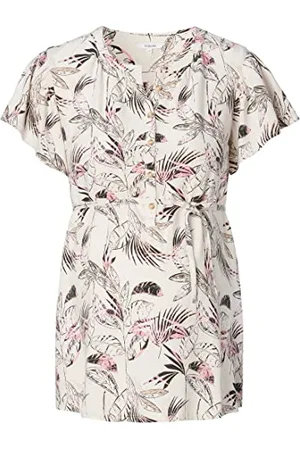 Noppies Damen Blouse Cotia Nursing Short Sleeve All Over Print Bluse, , 42 EU