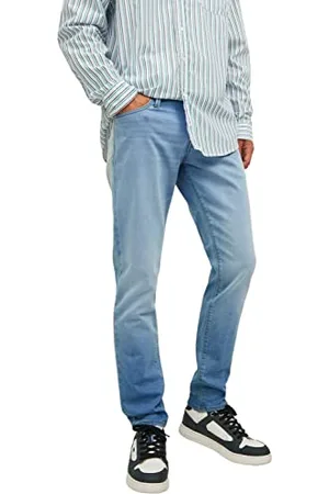 JACK & JONES Herren Jeans JJIGLENN JJICON GE 625 - Slim Fit - Blau - , Größe:33W / 30L, Farbvariante: 12224131
