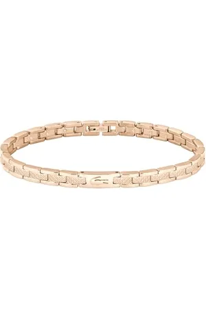 Lacoste Gliederarmband für Damen Kollektion METROPOLE in Roségold mit eingraviertem Petit Piqué - 2040467
