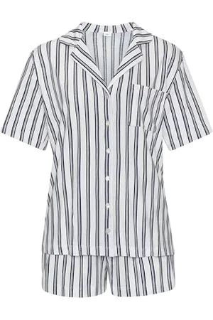 QS by s.Oliver Damen kurzer Pyjama im Streifenmuster