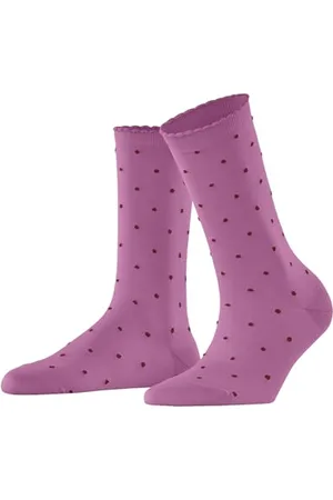 Falke Damen Socken Spike Dot W So Baumwolle gemustert 1 Paar, , 35-38