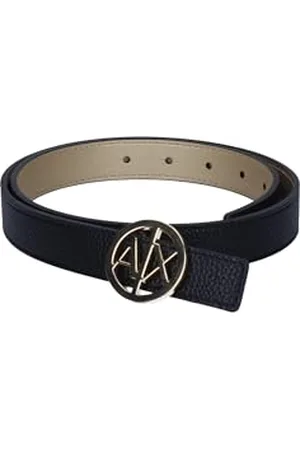 Armani Exchange Damen Bicolor, Logo Buckle Belt, , S
