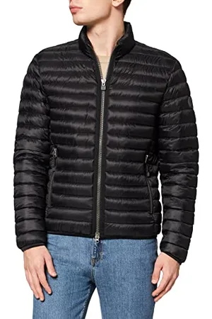 Marc O’ Polo Marc OߴPolo Herren Steppjacke mit Stehkragen leicht, (Black), 3XL