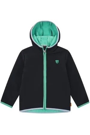 Steiff Softshelljacke EU Größe 92 navy, Outdoor Jacke, Übergangsjacke, Kinderjacke wasserabweisend und atmungsaktiv, waschmaschinenfest