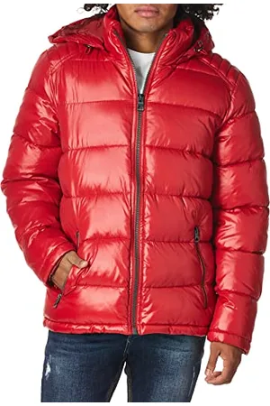 Guess Herren Mid Weight Puffer Jacket Jacke, , S EU