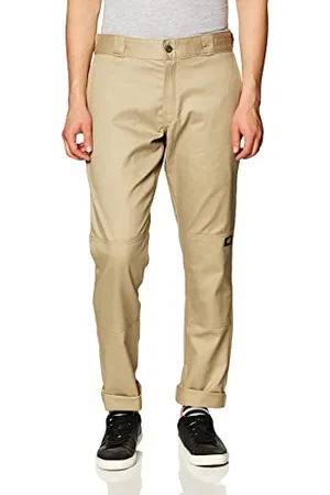 Dickies Herren, Doppelknie-Arbeitshose, enge gerade Passform, WÜSTENSAND, 36W / 34L