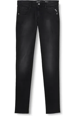 Replay Herren Jeans Anbass Slim-Fit, (Schwarz), 29W / 34L