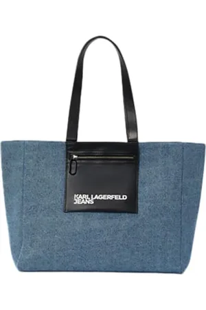 Karl Lagerfeld Ew Pocket Shopper Denim, Women, Blue, Shopper