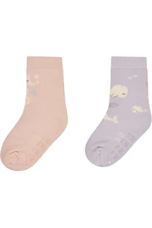 Sterntaler ABS Socken Doppelpack Motiv Seepferd und Fische - Kinder Stoppersocken - ABS-Motiv auf Sohle - Krabbelsöckchen - Baby und Kinderstrümpfe, , Größe 20