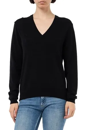 Benetton Damen Trikot V-Ausschnitt M/L 1002D4488 Pullover, , S