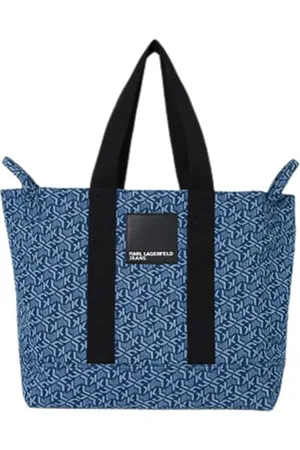 Karl Lagerfeld Xl Shopper Denim, Women, Blue, Shopper