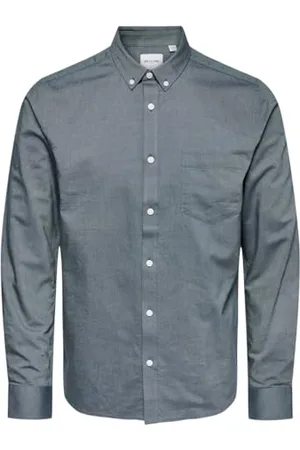 Only & Sons Herren ONSALVARO Slim LS Oxford Shirt NOOS Hemd, , Small