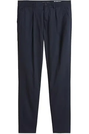 Marc O’ Polo Marc OߴPolo Herren Stoffhose mit Stretch-Anteil Tapered Fit, Blau (Dark Navy), W36/L30