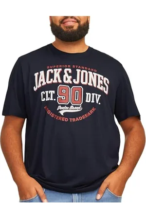 JACK & JONES Male T-Shirt Plus Logo T-Shirt