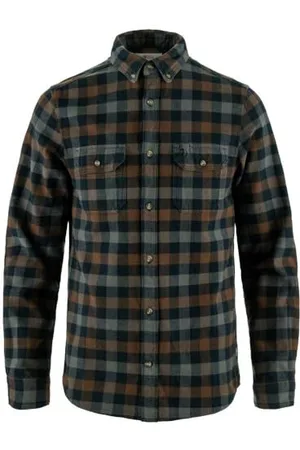 Fjällräven FJALLRAVEN 81353-555-299 Skog Shirt M T-Shirt Herren Dark Navy-Dark Oak Größe XXL