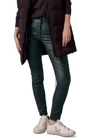 CECIL Damen B377908 Beschichtete Hose, , 33W / 30L EU