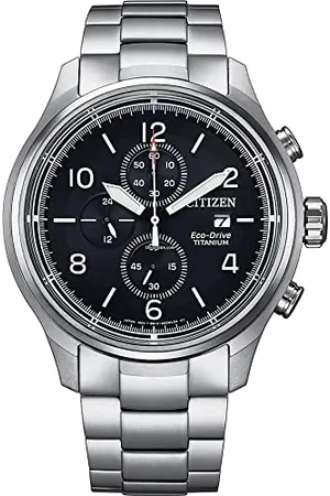 Citizen Herren Analog Japanisches Quarzwerk Uhr mit Titan Armband CA0810-88E