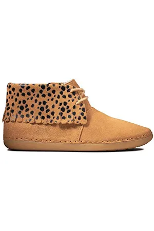Clarks Mädchen Skylark Form K Stiefeletten, Mehrfarbig (Animal Print Animal Print)