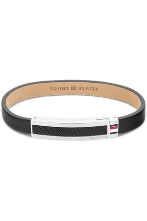 Tommy Hilfiger Jewelry Armband für Herren aus Leder Schwarze Farbe - 2790398
