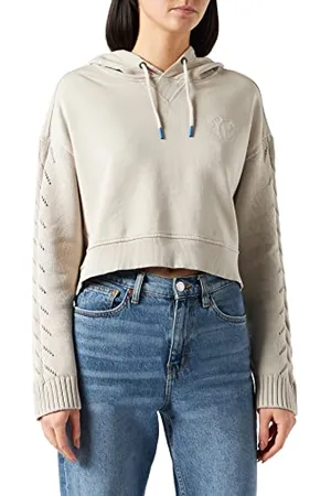 Pepe Jeans Damen Bibrid Sweatshirt, Grey (Pearl Grey), S