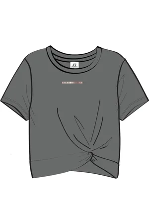 Russell Athletic A11421-BN-039 Russell-SS Crewneck Tee with WRAP Around Detail T-Shirt Damen Größe M