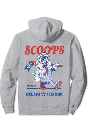 Stranger Things Scoops Ahoy Ice Cream Maskottchen Starcourt Retro Pullover Hoodie