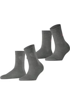 ESPRIT Damen Socken Heart & Love Multipack W Sso Baumwolle gemustert 2 Paar, , 39-42