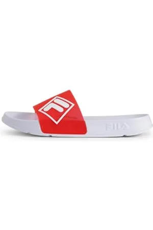 Fila Herren Morro Bay LUGO Slide Sandal, Red-White, 42 EU