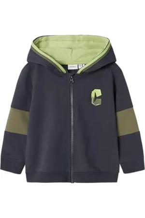 NAME IT Nmmnormano Nreg Sweat Card Wh Bru